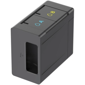 Automatic cleaning fluid dispensing module with du