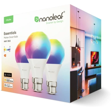 Viedā spuldze Nanoleaf Essentials Matter LED, A60,