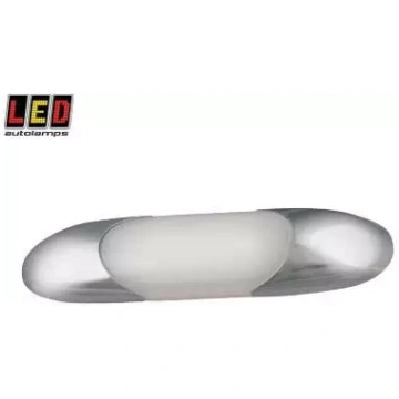 LED pakāpiena gaisma 12V balta LED AUTOLAMPS