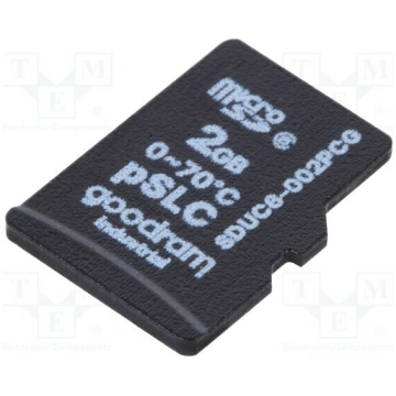 Memory card; microSD,pSLC; 2GB; industrial; Class 