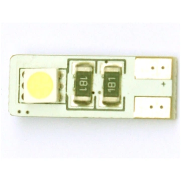LED lampa 2d, CB, W5W balta