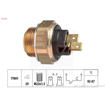 EPS 1850000 Termoslēdzis, Radiatora ventilators