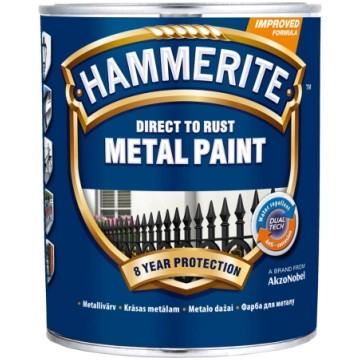Metāla aizsargkrāsa Hammerite Smooth 0.75 dzeltena