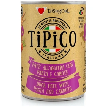 DISUGUAL Cane Tipico Adulto Anatra, Pasta & Carote