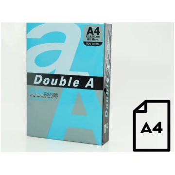 Krāsains papīrs Double A, 80 g, A4, 500 lapas, tum