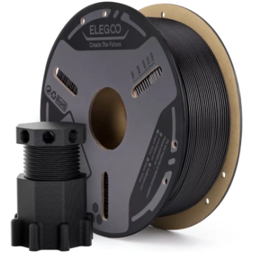 Elegoo PETG-CF Filament 1.75mm Melns 1KG