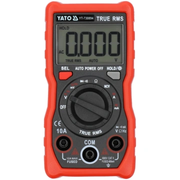 Digitālais multimetrs TRUE RMS LCD 4000, YATO, YT-