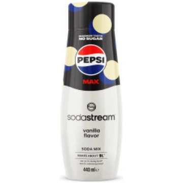 SodaStream sīrups Pepsi Max Vanilla, 440 ml