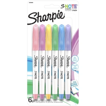 Sharpie S-Note Pastel Packet of 6 Boxes X 6