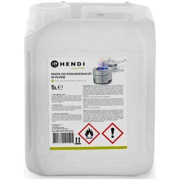 Uzlildes pasta ēdienu sildītājiem - etanols 5l - H