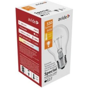 Spuldze GLS Clear E27 60W AVIDA
