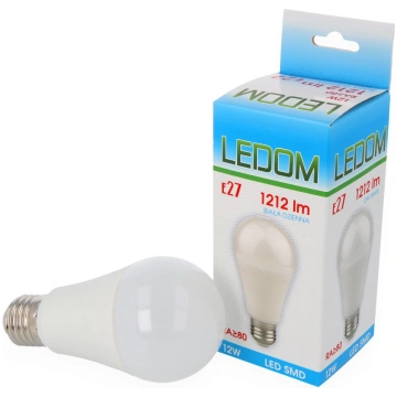 LED spuldze E27 230 V 12 W A60 1212 lm neitrali ba