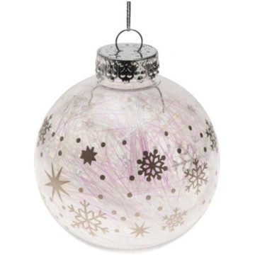 Eglītes rotājums, plastmasas, 8 cm, 1 gab. Christm