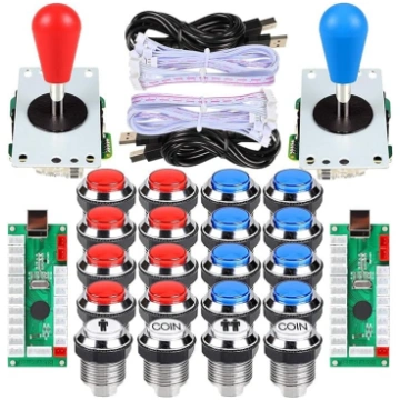 EG STARTS 2 Player Ellipse Arcade Kit Oval Bat Joy