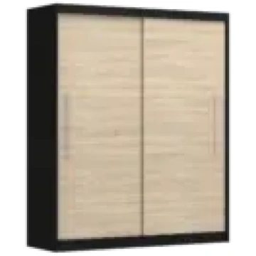 Bīdāmo durvju skapis Rico II 203 cm balts