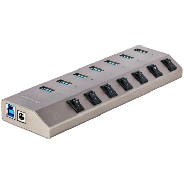 Startech 7-Port Self-Powered USB-C Hub with Indivi