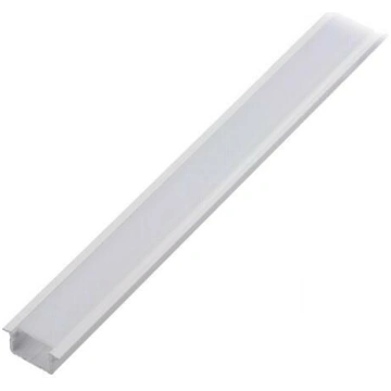 Profiles for LED modules; white; white; L: 1m; alu