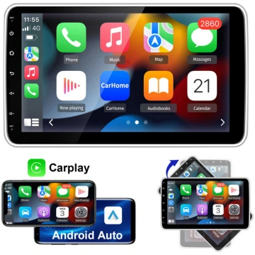 1din android auto radio carplay Junsun 10 collu gp