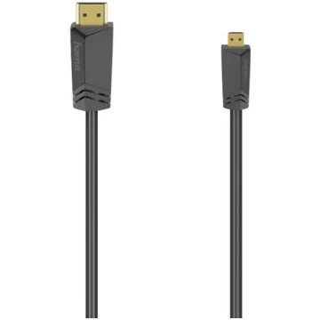 Kabelis Hama HDMI™-HDMI micro, 2.0b, 1.5m