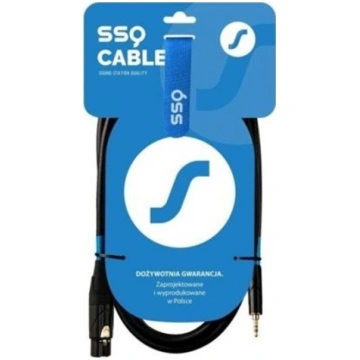 SSQ SSQ XLRMi0,5 - XLR eski / Jack stereo 3.5 SS-2