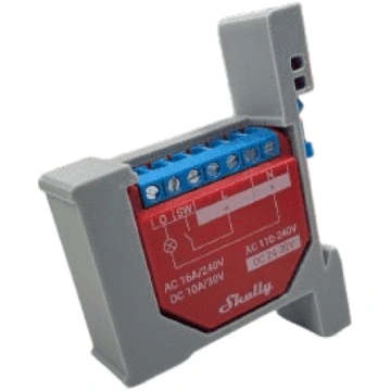 Viena DIN adapteris Shelly Plus, Gledopto relejiem