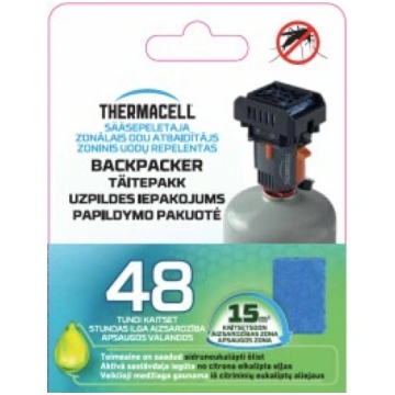 Backpacker refill (mats only) 48 hours, Thermacell