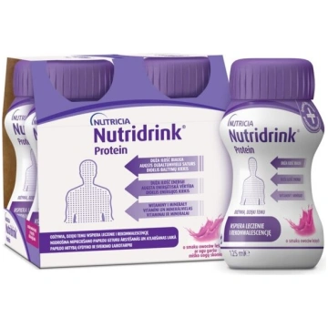 NUTRIDRINK Protein ar meža ogu garšu 125ml x 4