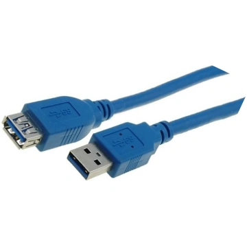 Cable; USB 3.0; USB A socket,USB A plug; nickel pl