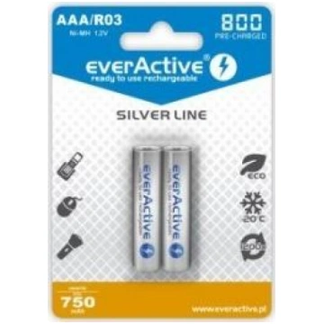 Everactive Akumulators Silver Aaa / R03 2 gab