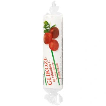 Glikoze ar C vitamīnu (dzērveņu), 10 gb