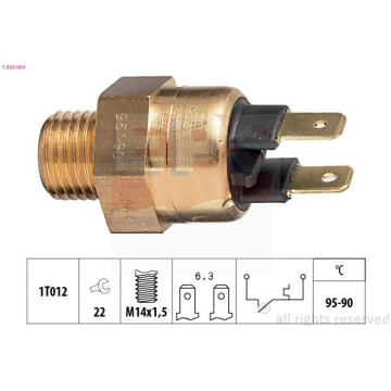 EPS 1-850-064 - Termoslēdzis, Radiatora ventilator