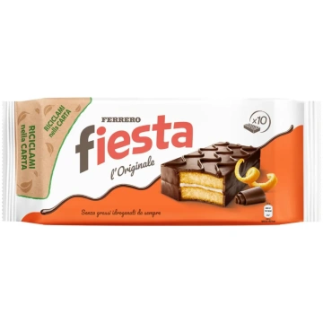Biskvīta uzkoda KINDER Fiesta l"Originale, 360g