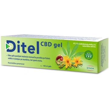 Ditel ķermeņa gels ar CBD eļļu, 100 g
