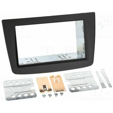 Radio frame; Alfa Romeo; 2 DIN; black | RAM-40.124