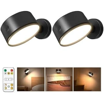 2 LED sienas lampu iepakojums Iekštelpu LED sienas