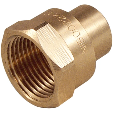 Adapteris Nibco 42700, 22mm x 1/2", misiņš