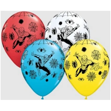 28 cm lateksa balons "Spiderman" - 1 gb. Qualatex 