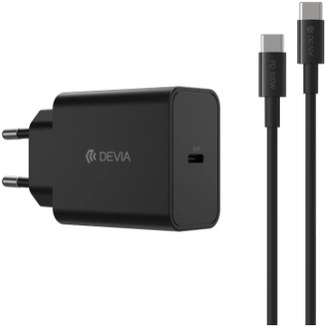 Devia Rocket PD 45W Lādētājs USB-C-USB-C Vads 1m (