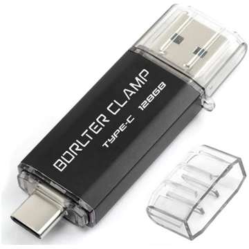 C tipa USB zibatmiņas karte 128 GB OTG 2-in-1 Memo