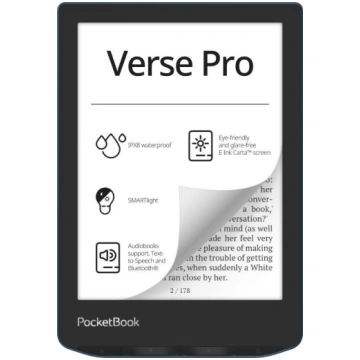 E-Reader|POCKETBOOK|Verse Pro | 6" | 1072x1448 | 1