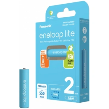 Panasonic eneloop rechargeable battery Lite AAA 55