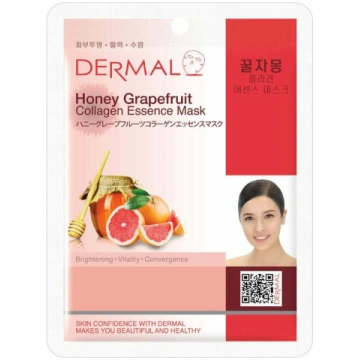 Sejas maska Dermal Collagen Essence Honey Grapefru