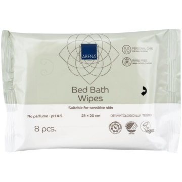 Mitrās salvetes ķermeņa kopšanai Bed Bath Wipes, N