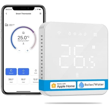 Vieds termostats Boiler WiFi apkures termostats Di
