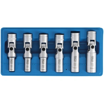 Glow Plug Socket with Universal Joint Set, Hexagon