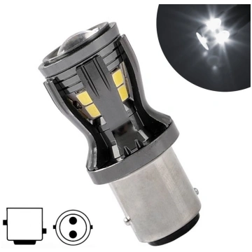 Lampada Led P21/5W Bay15d Led 14 x 2835 SMD Bianco