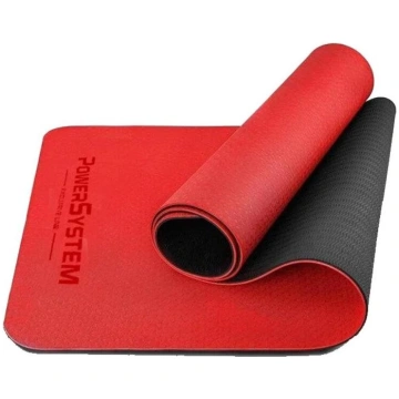Power System Yoga Mat Premium sporta paklājs (6 mm