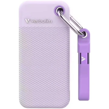 Verbatim 32322V Pocket Purple USB-C External SSD 1