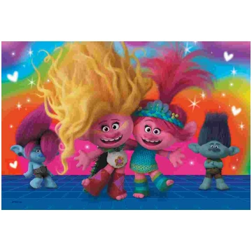 Puzzle Friendly Trolls Trefl