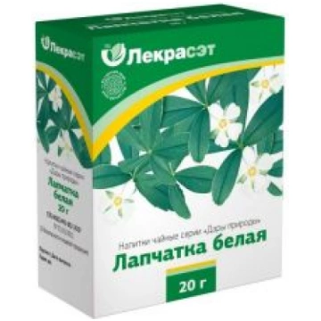 Baltās potentillas saknes, 20 g - Lekraset (Potent